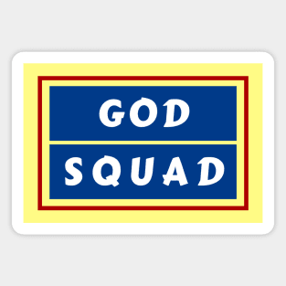 God Squad | Christian Typography Magnet